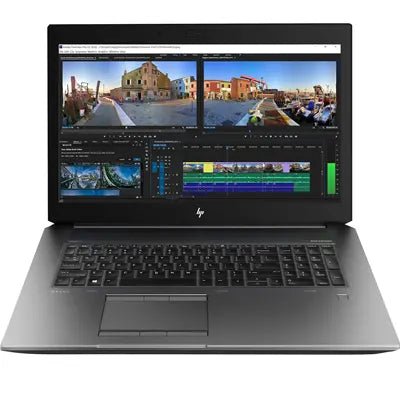 HP ZBook 17 G5 Mobile Workstation - 8th Gen Ci7 HexaCore 16GB 256GB SSD 04GB NVIDIA Quadro P2000 GDDR5 17.3" Touch Screen Full HD 1080p IPS eDP AG 300 nits Display Backlit KB ThunderBolt 3 FP Reader B&O Play (Silver, Open Box)