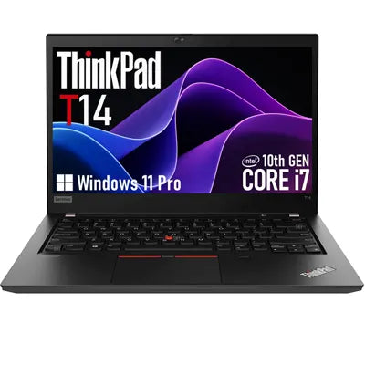 Lenovo ThinkPad T14 Intel i7 10th Gen 8GB RAM DDR4 256GB PCI Nvme SSD Screen 14.0 Backlit Keyboard
